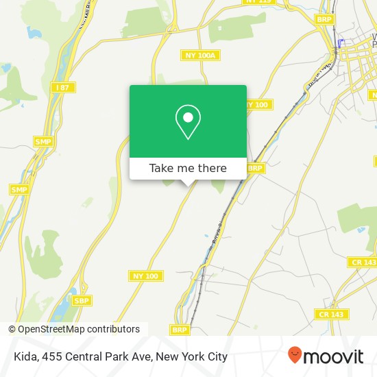 Mapa de Kida, 455 Central Park Ave