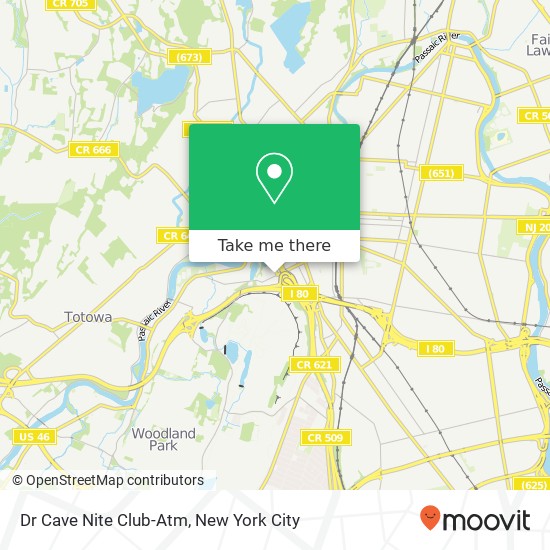 Dr Cave Nite Club-Atm map