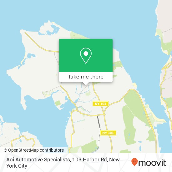 Mapa de Aoi Automotive Specialists, 103 Harbor Rd