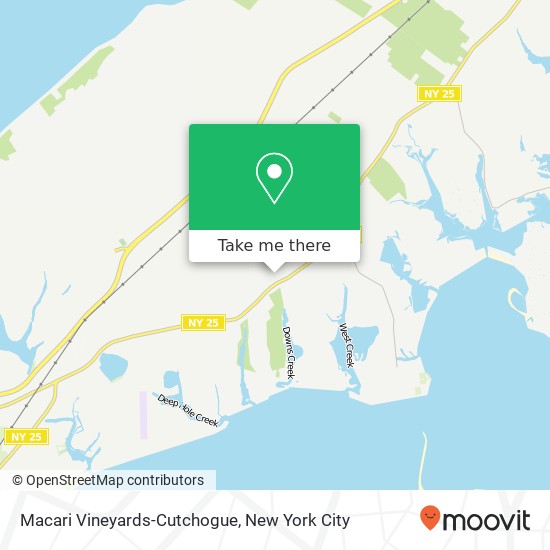 Macari Vineyards-Cutchogue map