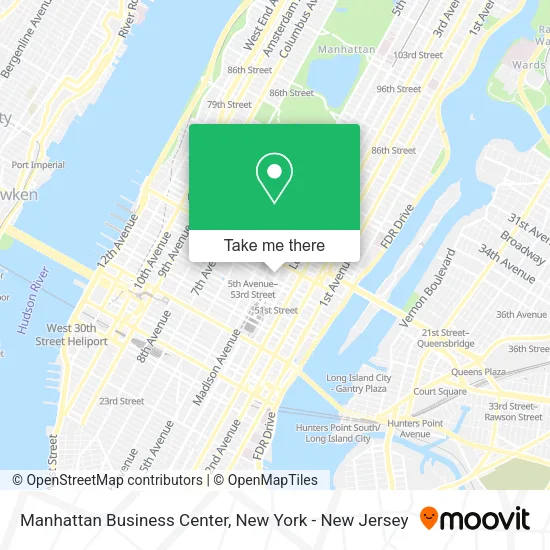 Manhattan Business Center map