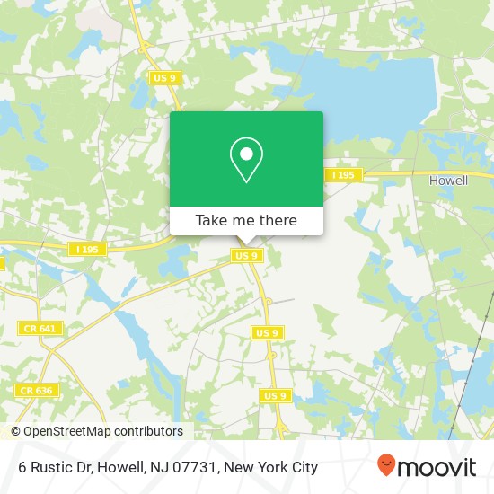 6 Rustic Dr, Howell, NJ 07731 map