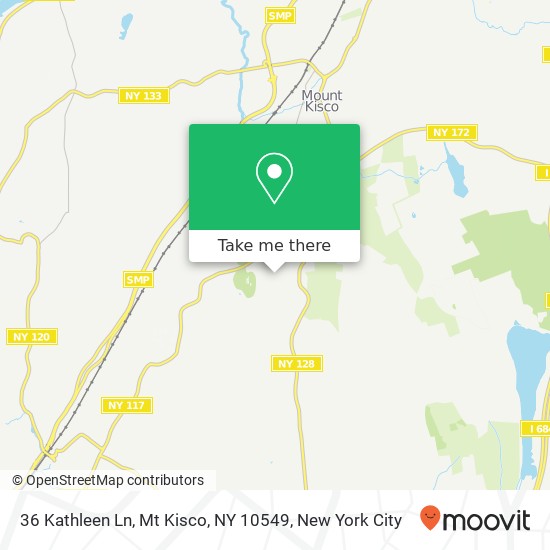 36 Kathleen Ln, Mt Kisco, NY 10549 map