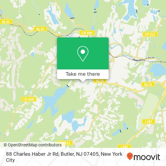 88 Charles Haber Jr Rd, Butler, NJ 07405 map
