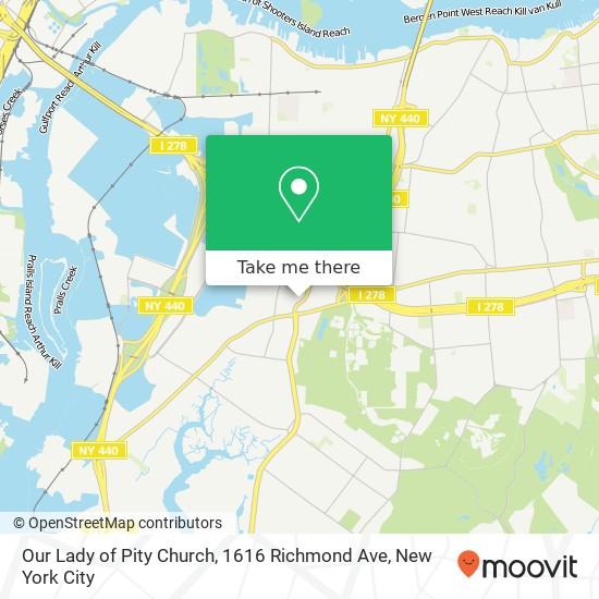 Mapa de Our Lady of Pity Church, 1616 Richmond Ave