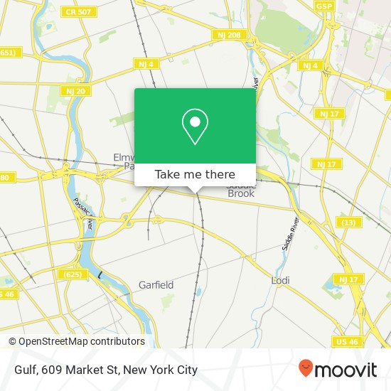 Mapa de Gulf, 609 Market St