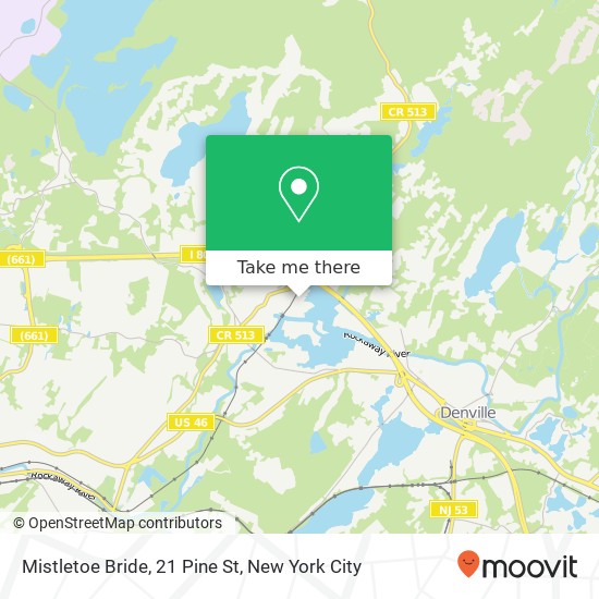 Mistletoe Bride, 21 Pine St map