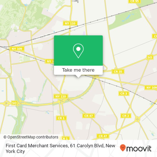 First Card Merchant Services, 61 Carolyn Blvd map