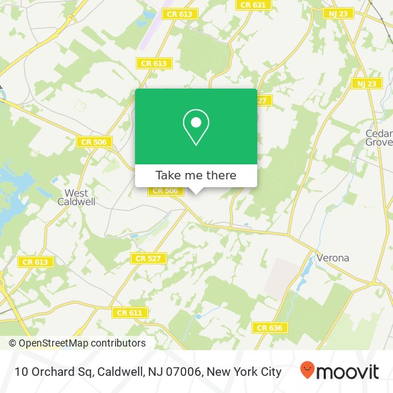10 Orchard Sq, Caldwell, NJ 07006 map