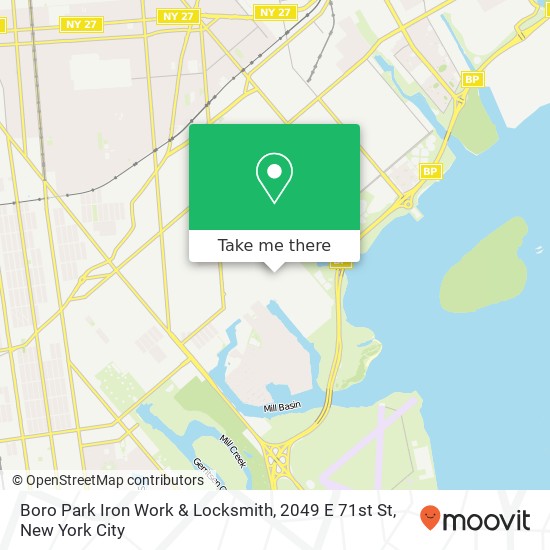 Boro Park Iron Work & Locksmith, 2049 E 71st St map