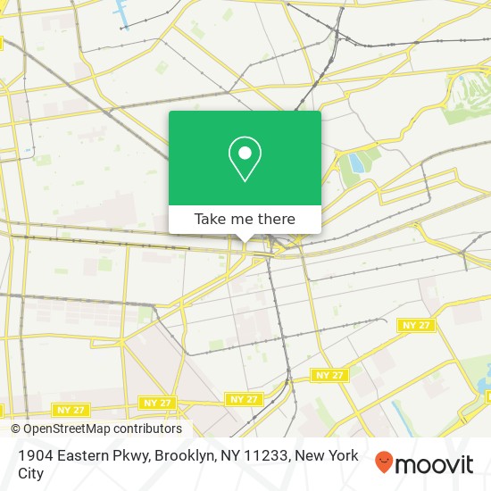 1904 Eastern Pkwy, Brooklyn, NY 11233 map