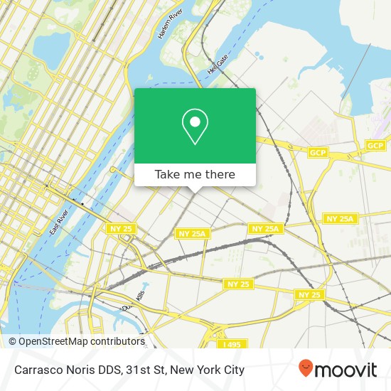 Carrasco Noris DDS, 31st St map