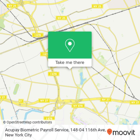 Mapa de Acupay Biometric Payroll Service, 148-04 116th Ave