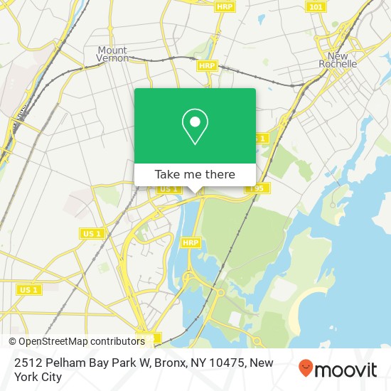 2512 Pelham Bay Park W, Bronx, NY 10475 map