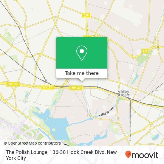 The Polish Lounge, 136-38 Hook Creek Blvd map