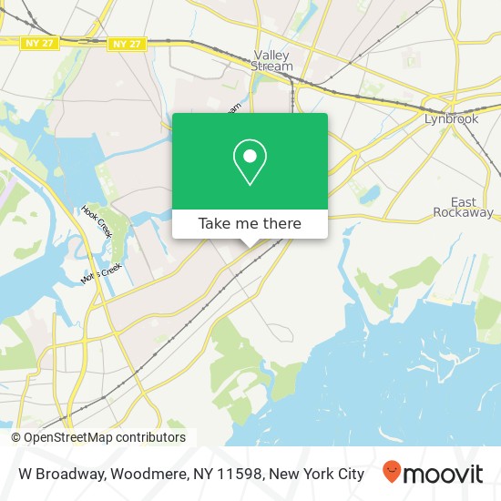 W Broadway, Woodmere, NY 11598 map