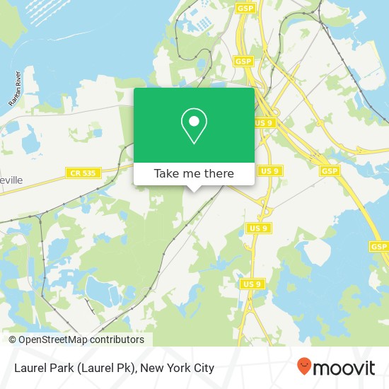 Mapa de Laurel Park (Laurel Pk)