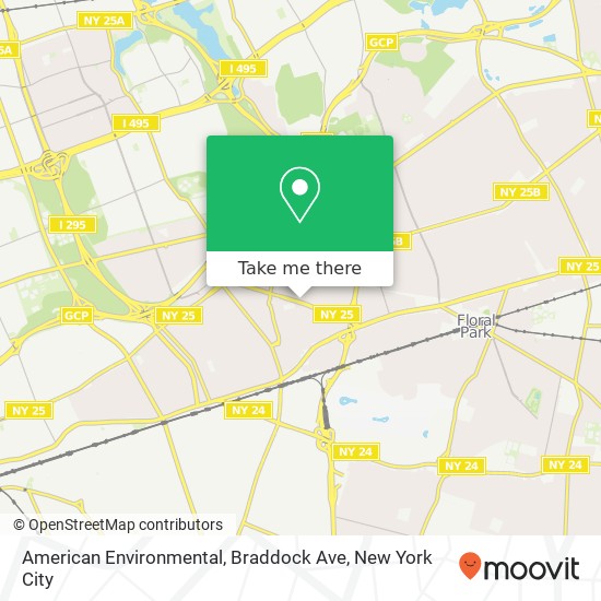 Mapa de American Environmental, Braddock Ave