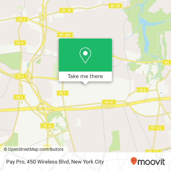 Pay Pro, 450 Wireless Blvd map