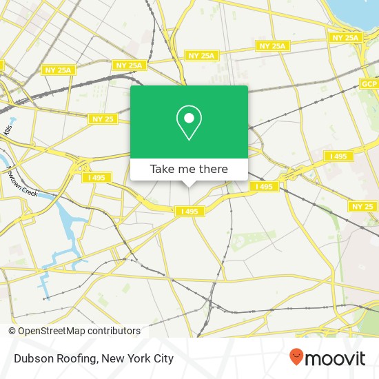 Dubson Roofing map