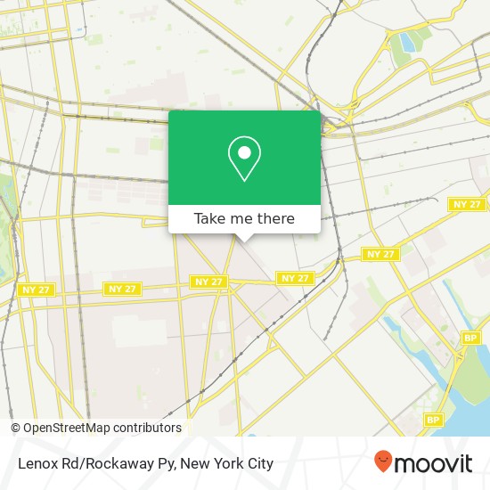 Mapa de Lenox Rd/Rockaway Py
