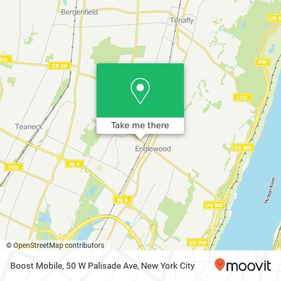 Boost Mobile, 50 W Palisade Ave map