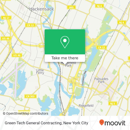 Mapa de Green-Tech General Contracting