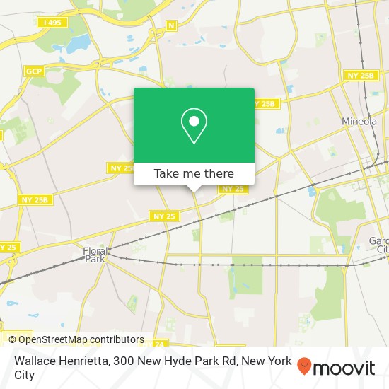 Mapa de Wallace Henrietta, 300 New Hyde Park Rd