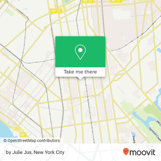 Mapa de by Julie Jus, 1212 Avenue M