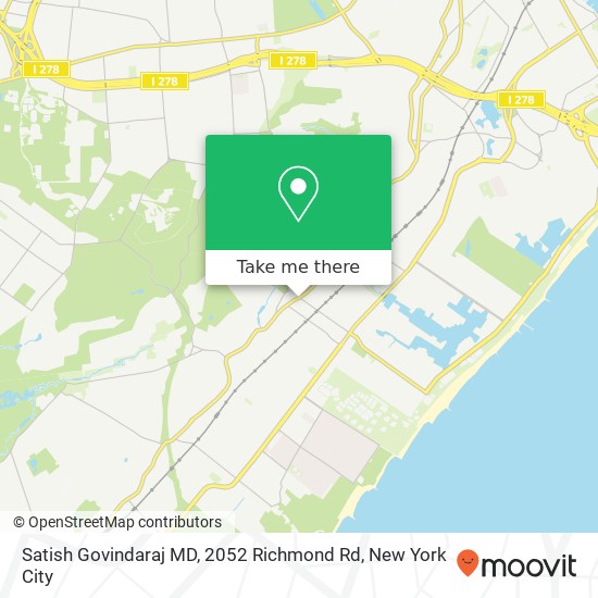 Mapa de Satish Govindaraj MD, 2052 Richmond Rd