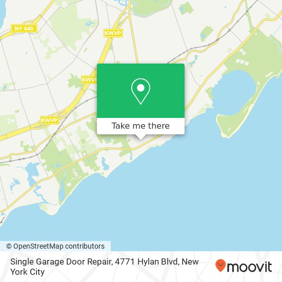 Mapa de Single Garage Door Repair, 4771 Hylan Blvd