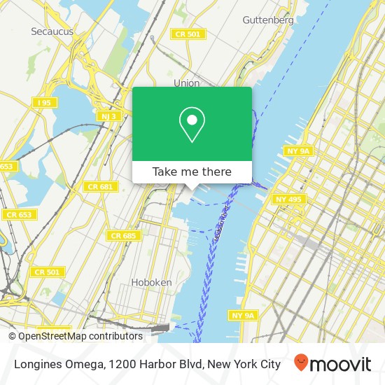 Longines Omega, 1200 Harbor Blvd map