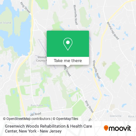 Greenwich Woods Rehabilitation & Health Care Center map