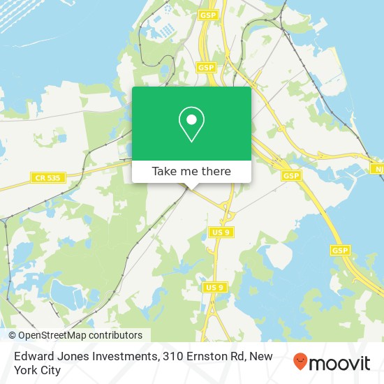 Edward Jones Investments, 310 Ernston Rd map