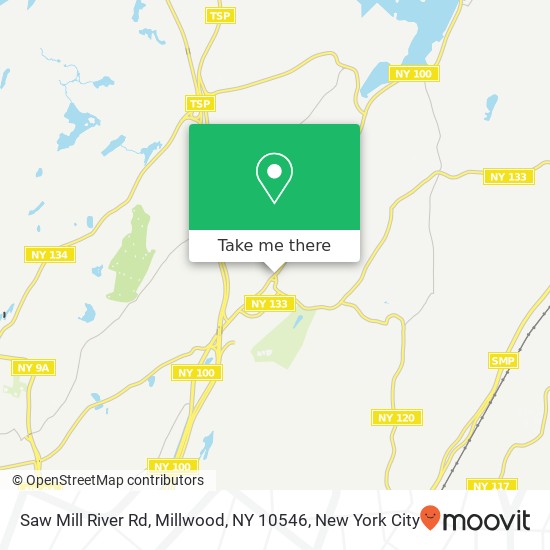 Mapa de Saw Mill River Rd, Millwood, NY 10546
