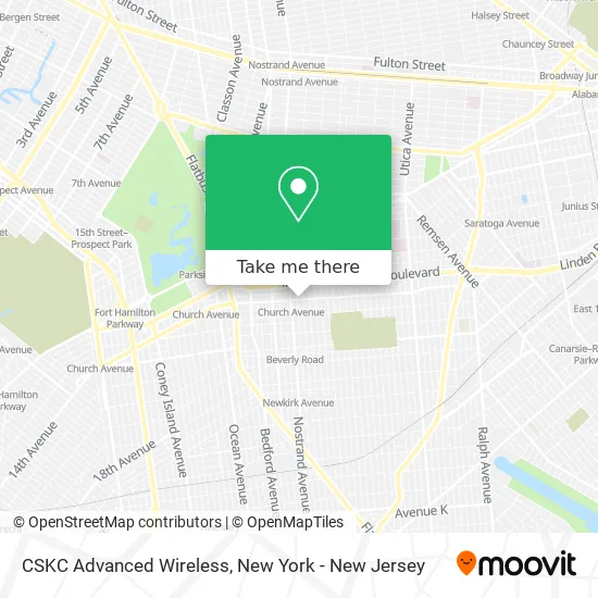 CSKC Advanced Wireless map