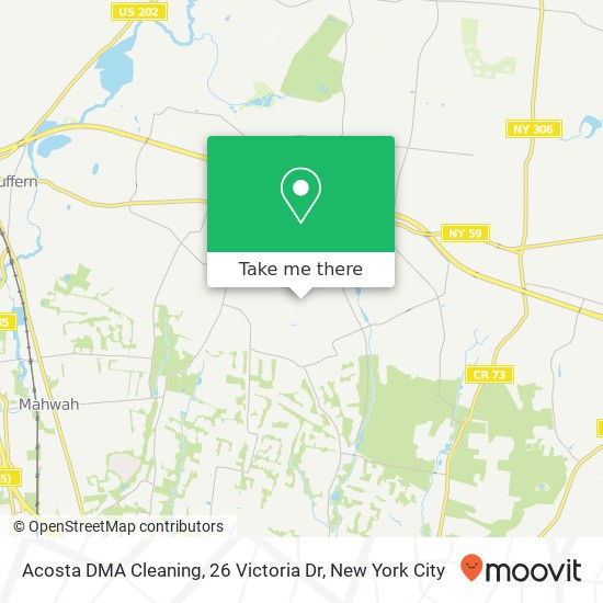 Acosta DMA Cleaning, 26 Victoria Dr map