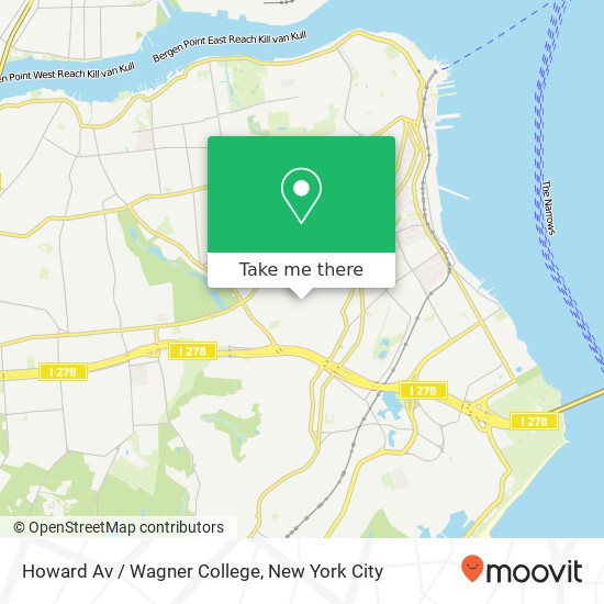 Mapa de Howard Av / Wagner College