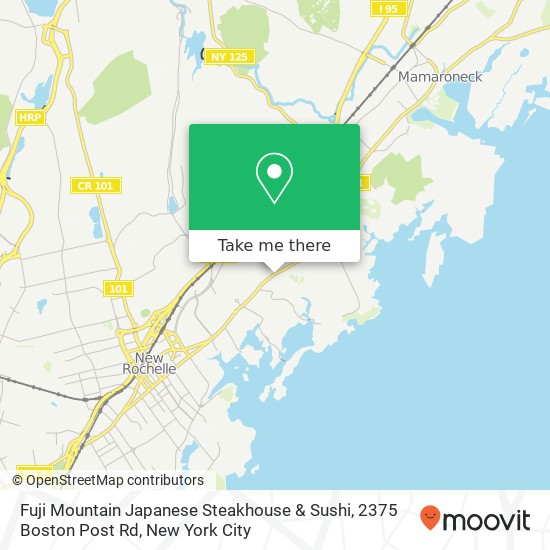 Fuji Mountain Japanese Steakhouse & Sushi, 2375 Boston Post Rd map