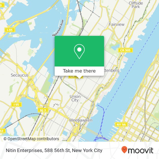 Nitin Enterprises, 588 56th St map