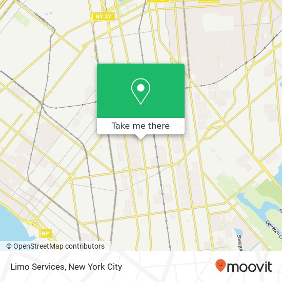 Limo Services map