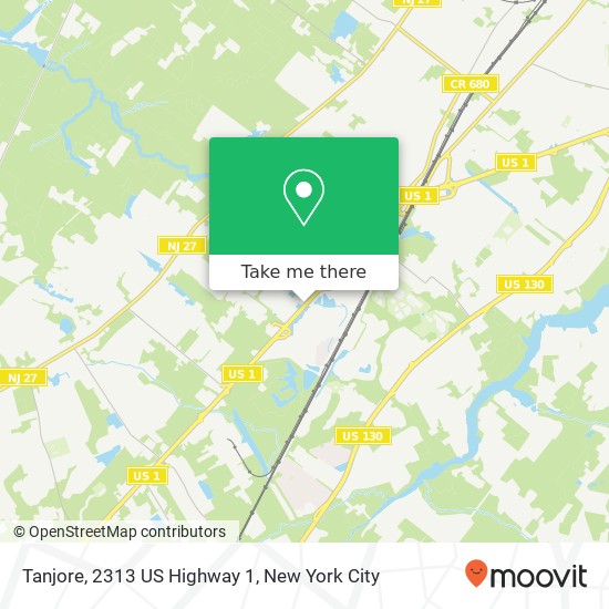 Mapa de Tanjore, 2313 US Highway 1