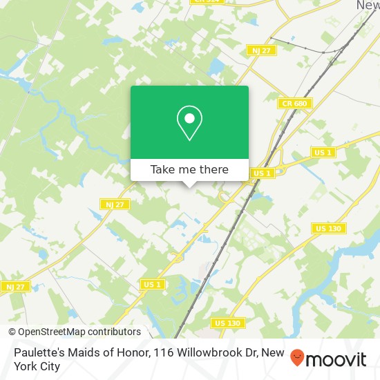 Paulette's Maids of Honor, 116 Willowbrook Dr map