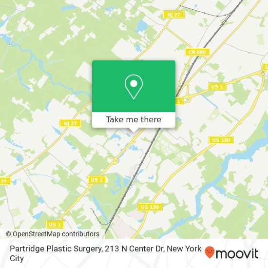 Mapa de Partridge Plastic Surgery, 213 N Center Dr