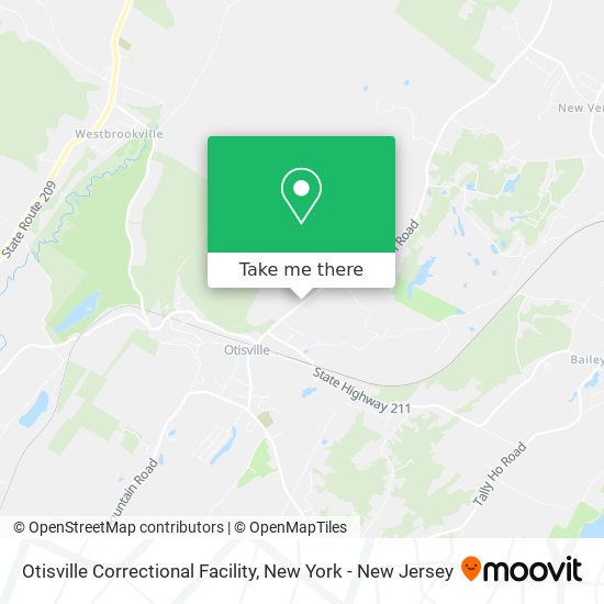 Otisville Correctional Facility map