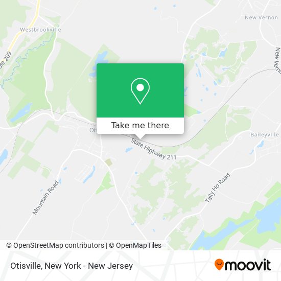 Mapa de Otisville