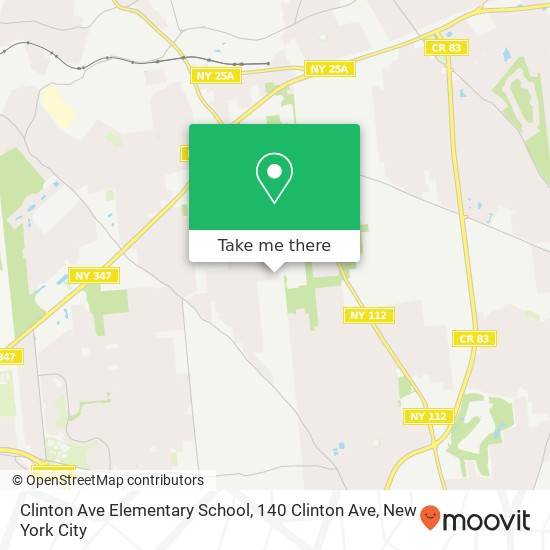 Mapa de Clinton Ave Elementary School, 140 Clinton Ave