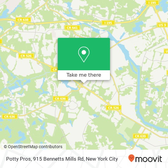 Potty Pros, 915 Bennetts Mills Rd map