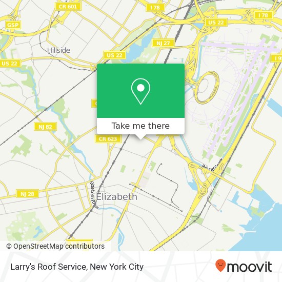 Mapa de Larry's Roof Service