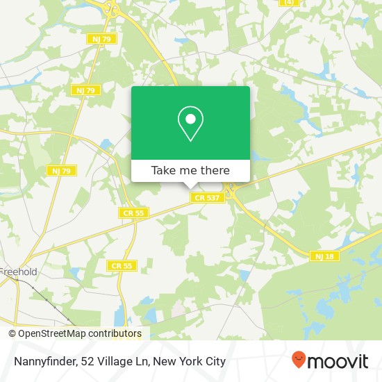 Mapa de Nannyfinder, 52 Village Ln